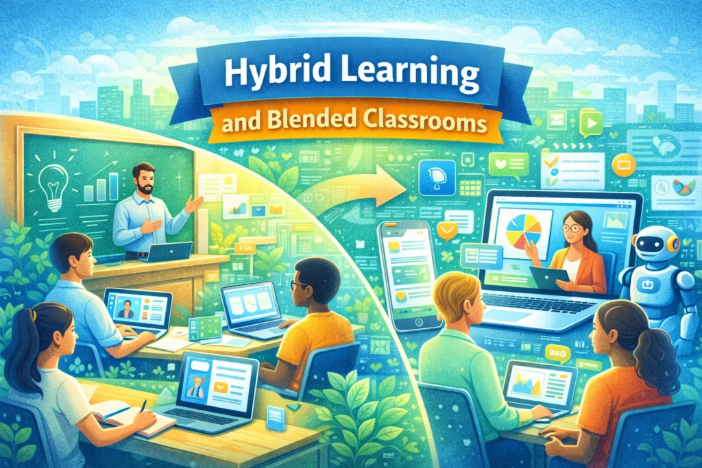 Hybrid Learning and Blended Classrooms