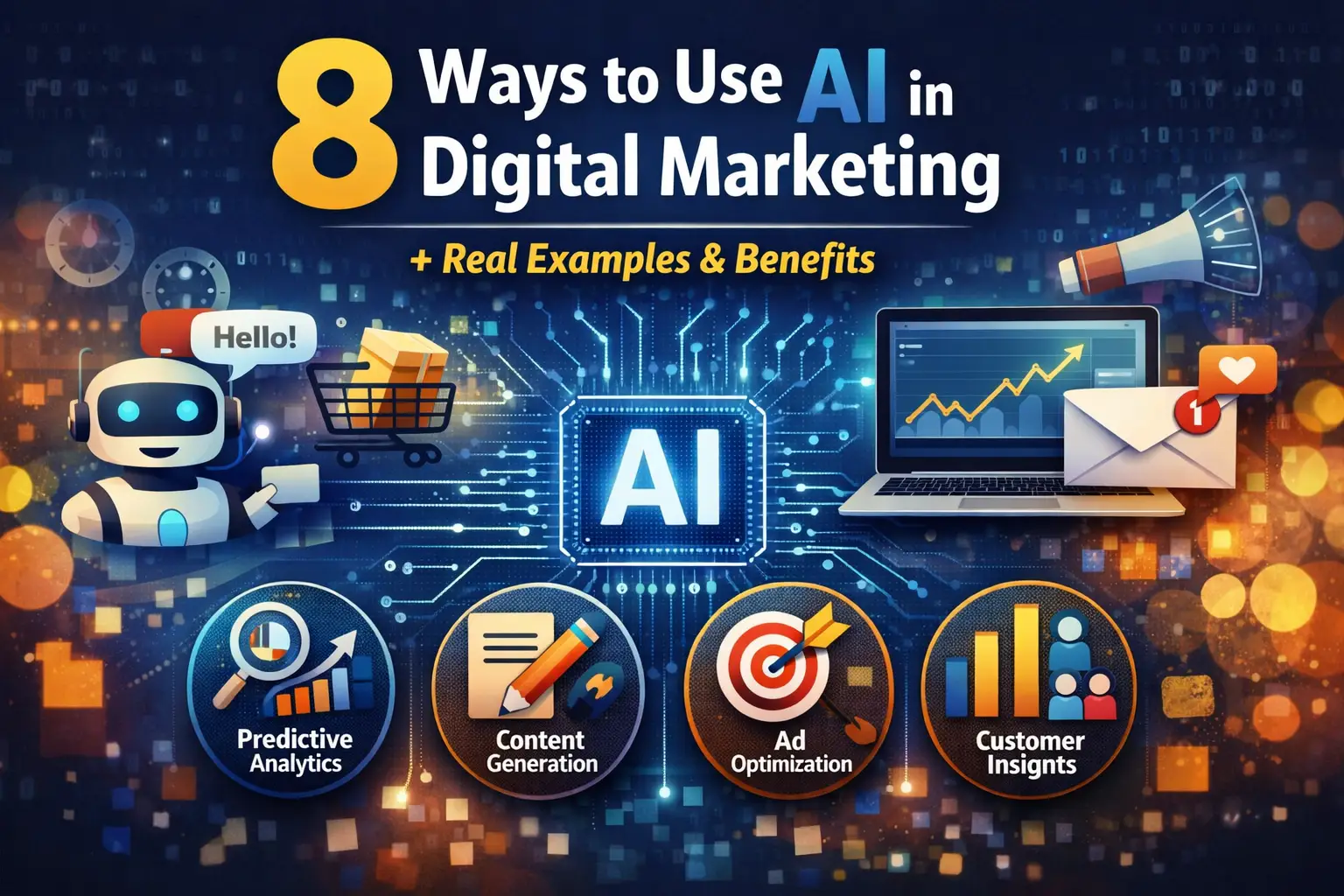 8 ways to use AI in digital marketing
