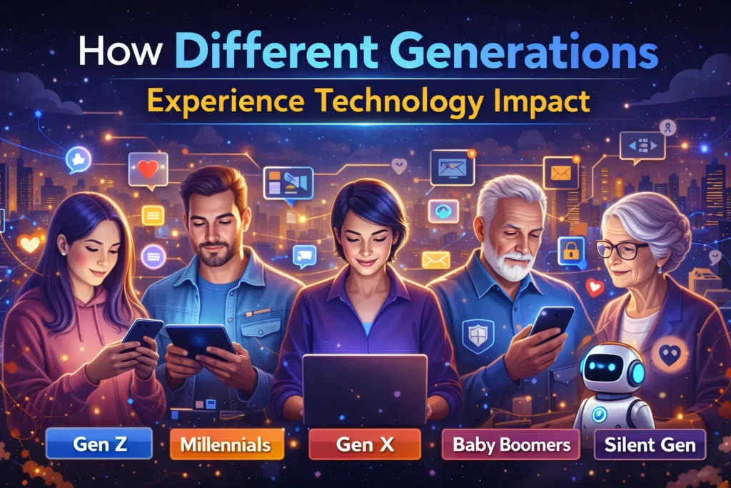 How Different Generations Experience Technology Impact