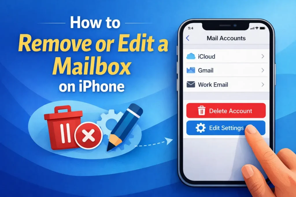 How to Remove or Edit a Mailbox on iPhone