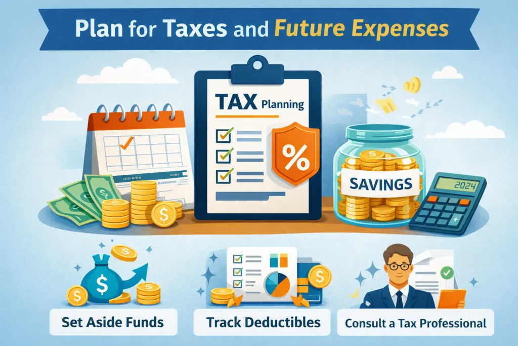 Plan for Taxes and Future Expenses