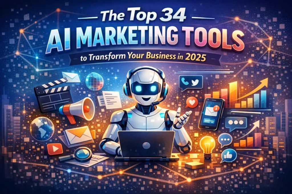 The Top 34 AI Marketing Tools
