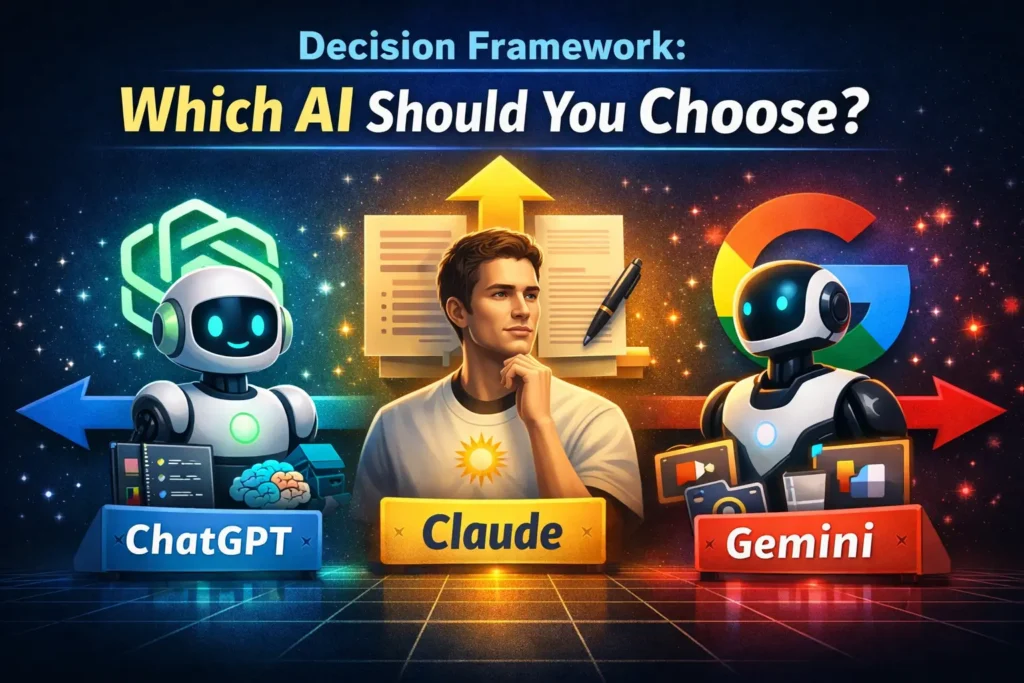 Decision Framework: Which AI Should You Choose?