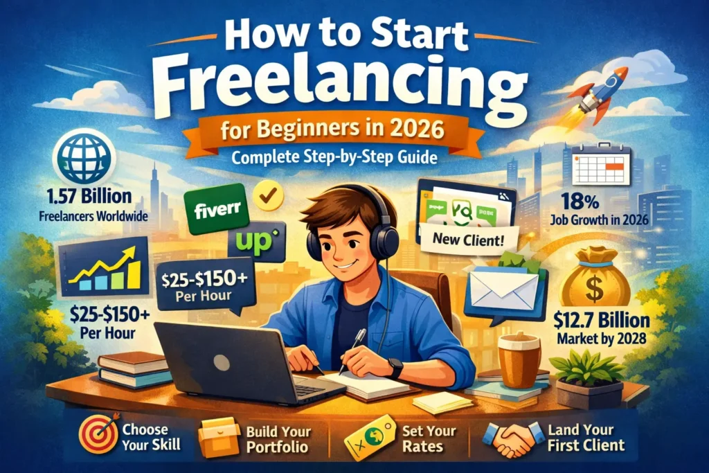 How to Start Freelancing for Beginners in 2026_ Complete Step-by-Step Guide