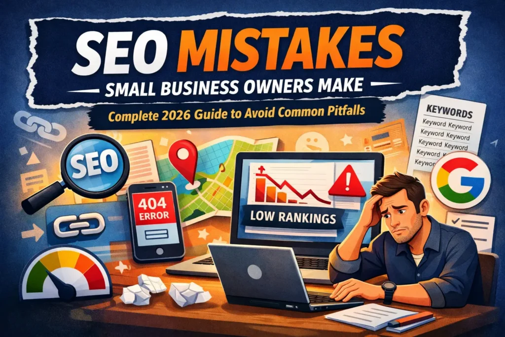 Mistakes small business owners make when using seo