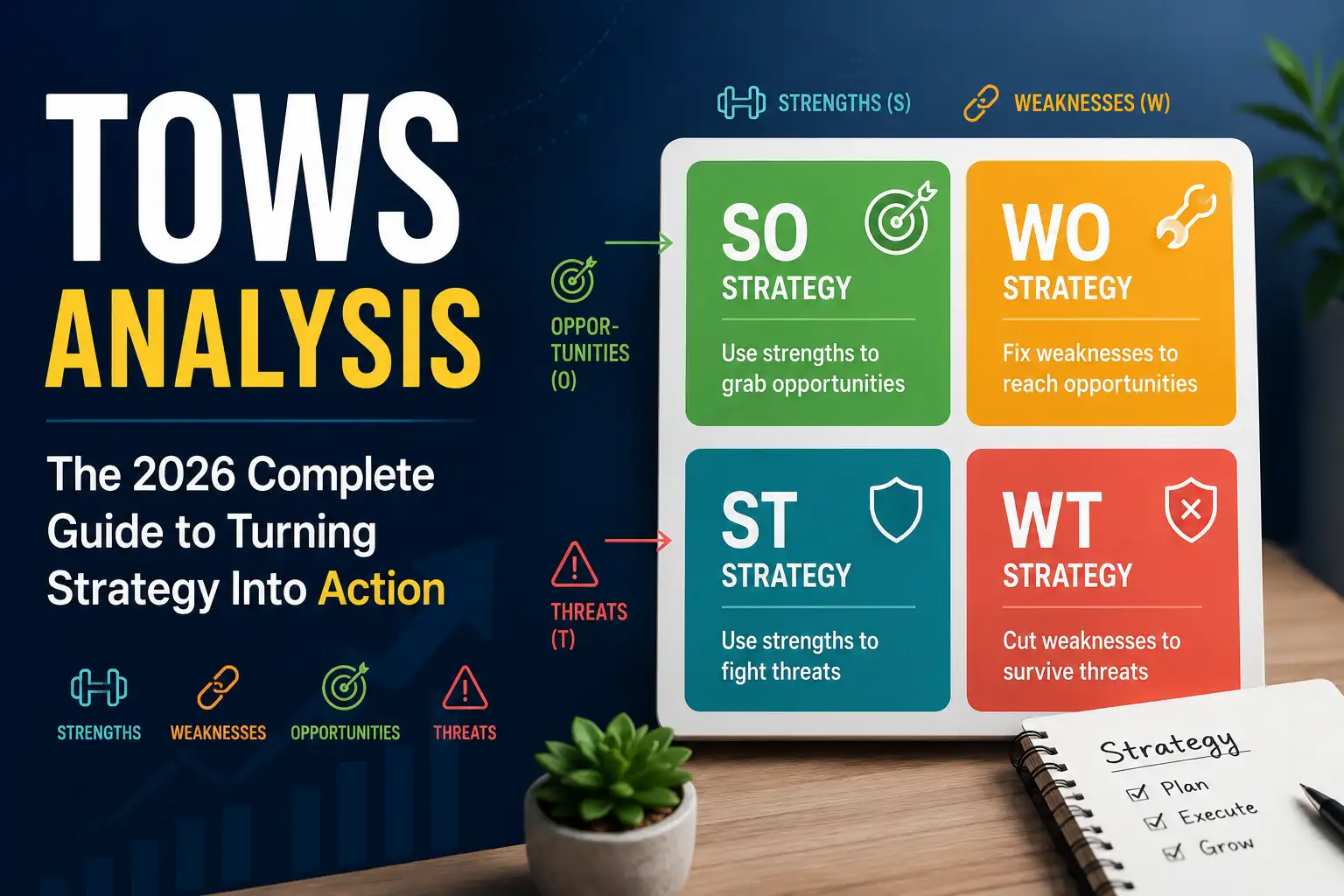 TOWS Analysis: The 2026 Complete Guide to Strategy | Daily Ideal Blogs
